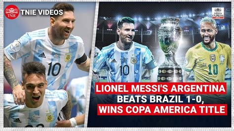 Messi's Argentina Beats Brazil 1.